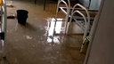 В Челябинской области районную больницу затопило дождём