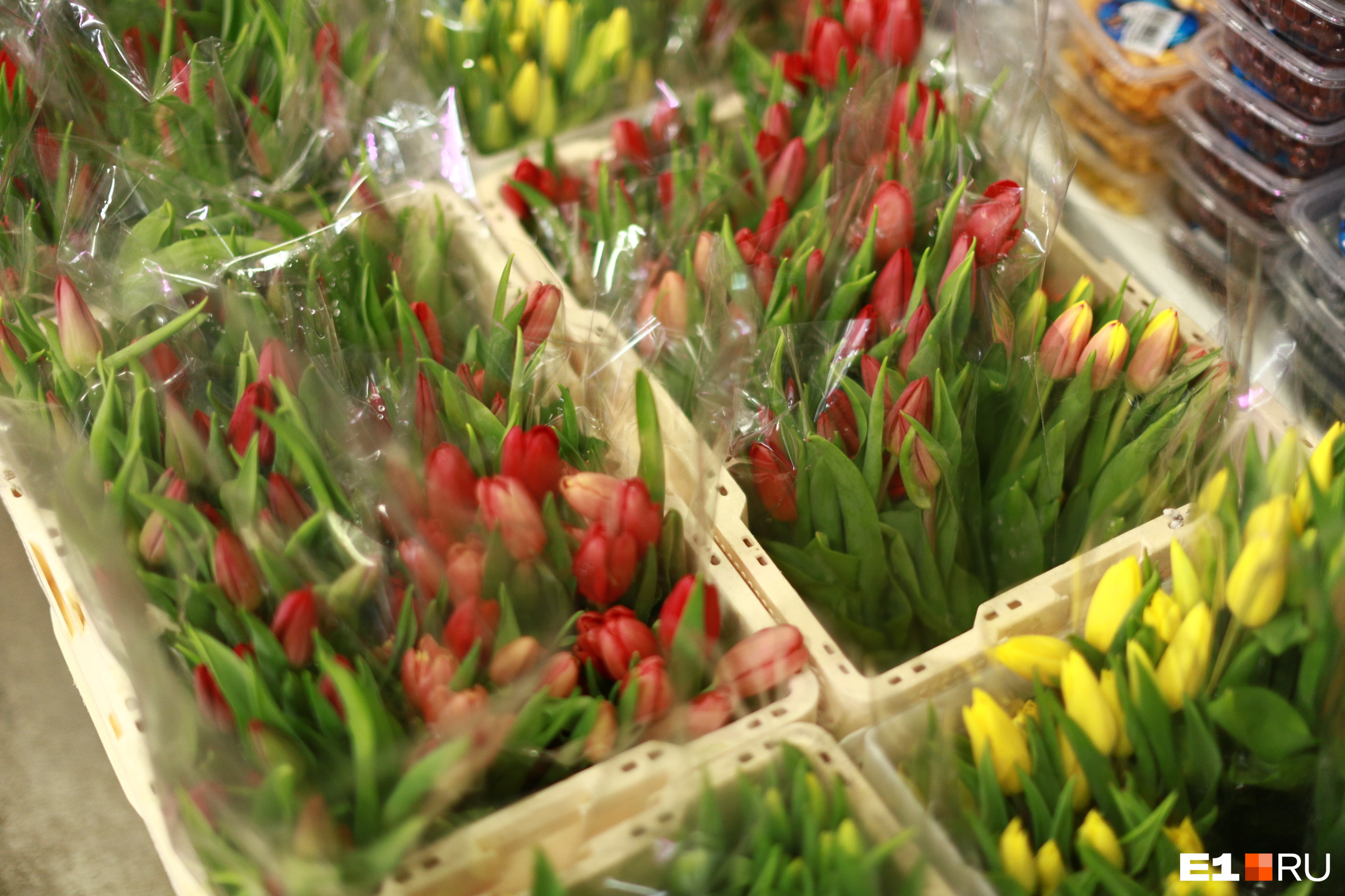 Сколько продают тюльпаны