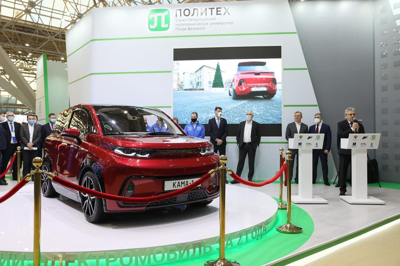 На базе разработанного в Петербурге «Кама-1» планируют создать легкий коммерческий электромобиль