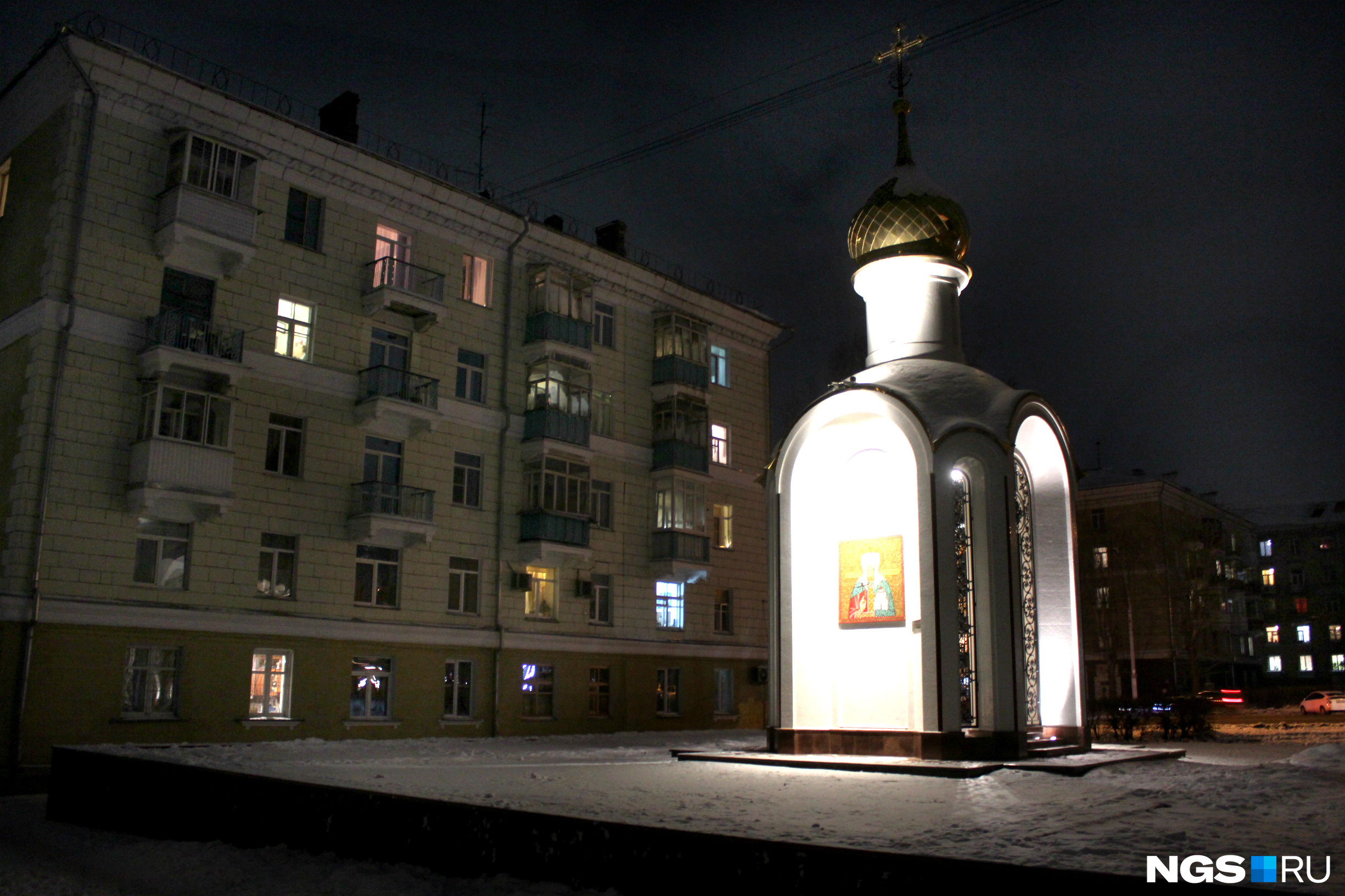 Часовня в честь иконы Божией Матери Владимирской на улице Сибиряков-Гвардейцев