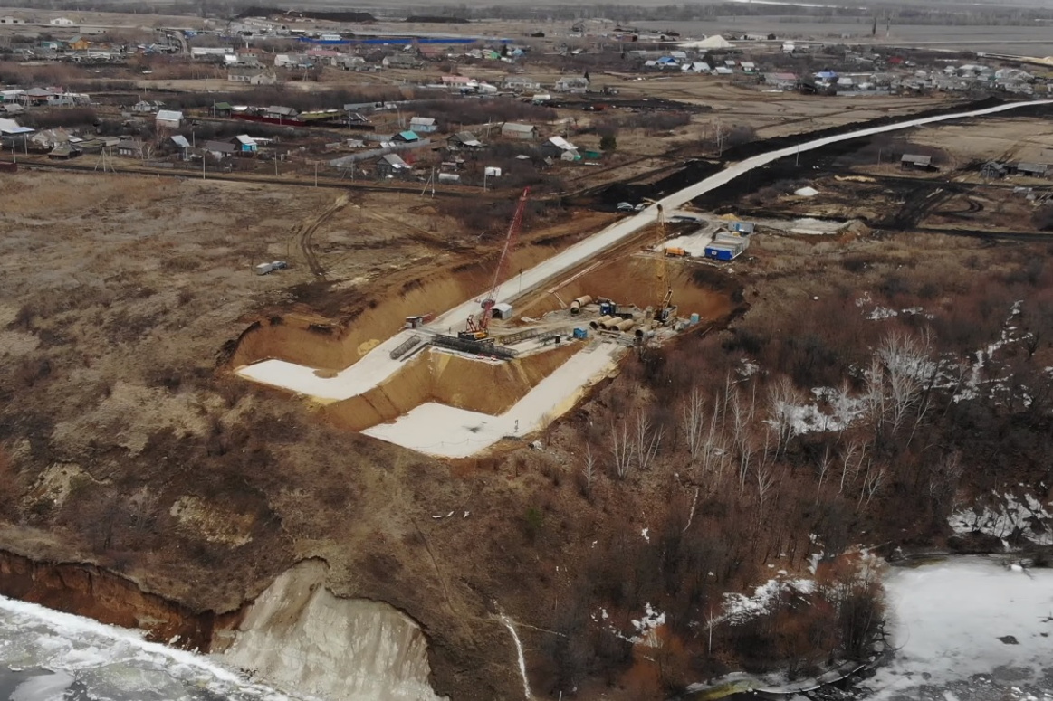 Когда откроют мост через климовку самарская область. Мост Климовка Тольятти. Дорога на обрывах Самара. Мост в Климовке Тольятти ящик.