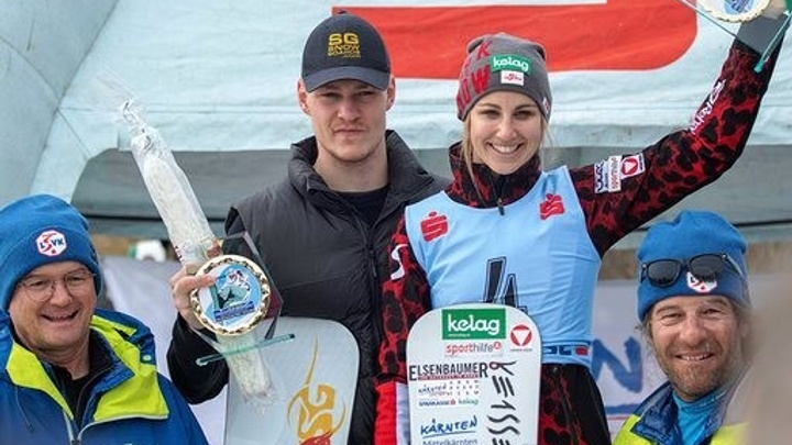 Красноярский сноубордист обошел всех на Кубке Европы в Австрии