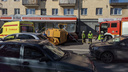В Архангельске фургон перевернулся после столкновения с двумя иномарками