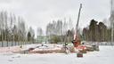 В Заельцовском районе начали строить лыжную базу — три километра трассы там уже готовы