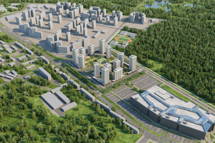 УГМК продолжает строить район на 24 тысячи жителей