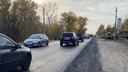 От моста через Волгу до Бурковского: на трассе Волгоград — Волжский — 10-километровая пробка