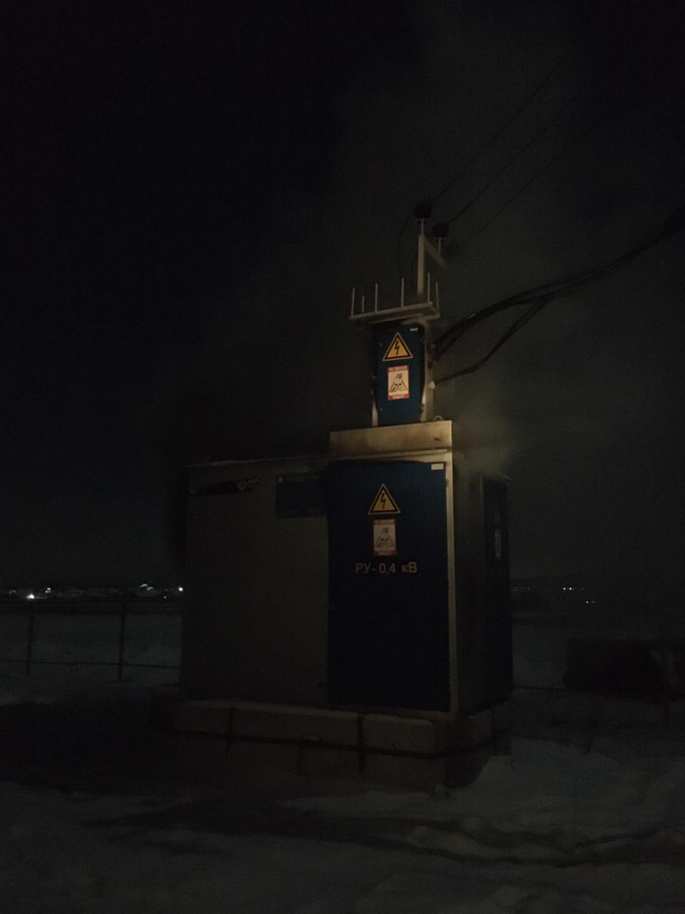 Поселок оставался без электричества несколько часов 