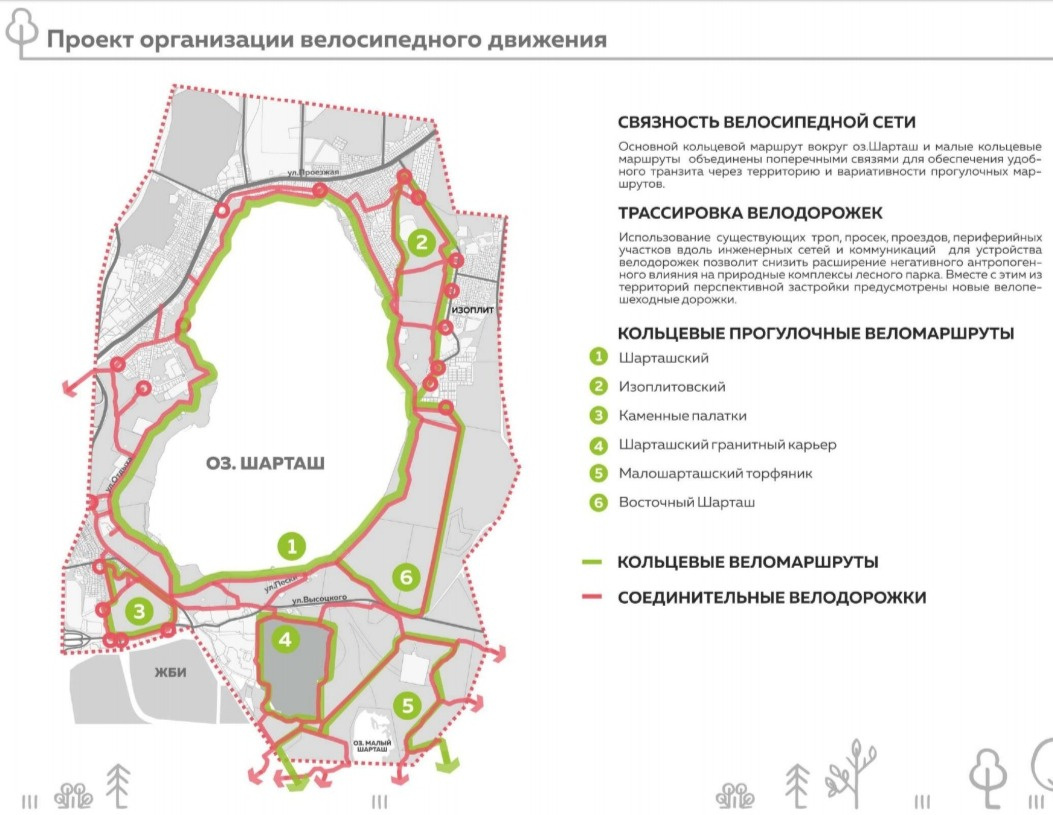 Шарташский лесопарк карта велодорожек