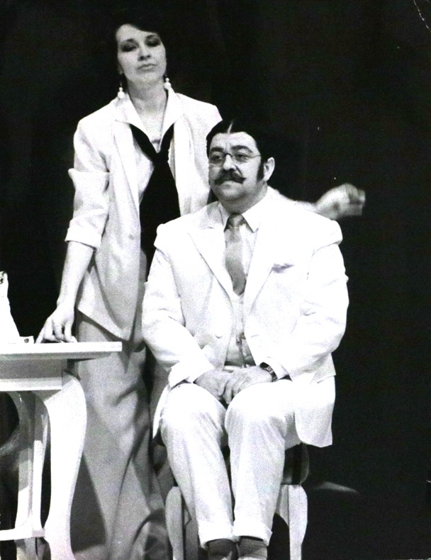 С Михаилом Гасенегером, 1980-е годы