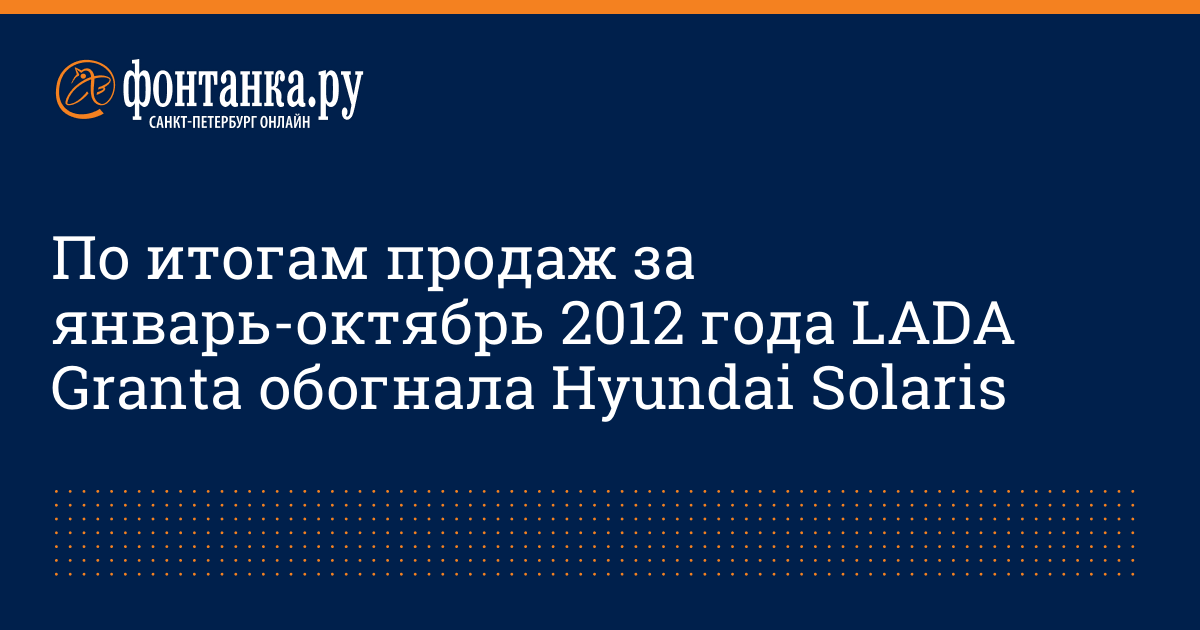  2012 LADA Granta 