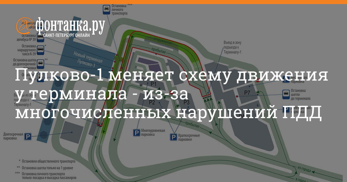 Схема аэропорта Пулково