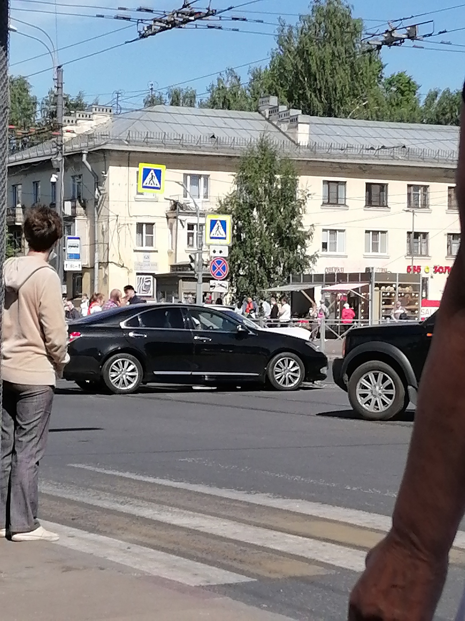 Видео ДТП на перекрестке Гражданского проспекта и проспекта Науки в  Петербурге 17 июня 2021 года - 17 июня 2021 - ФОНТАНКА.ру