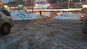 Автомобиль задним ходом на парковке в Новосибирске сбил пешехода и скрылся. ГИБДД просит помощи в поисках