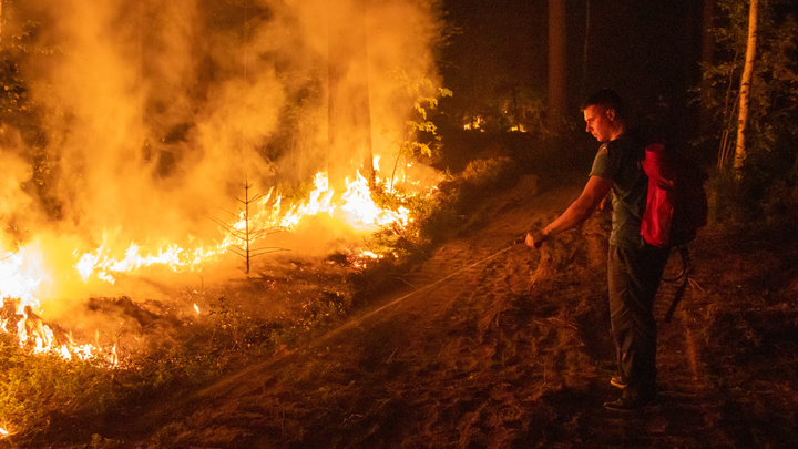 Под Екатеринбургом тушат пожар, поджигая лес. Разбираемся, что такое встречный пал и как он работает