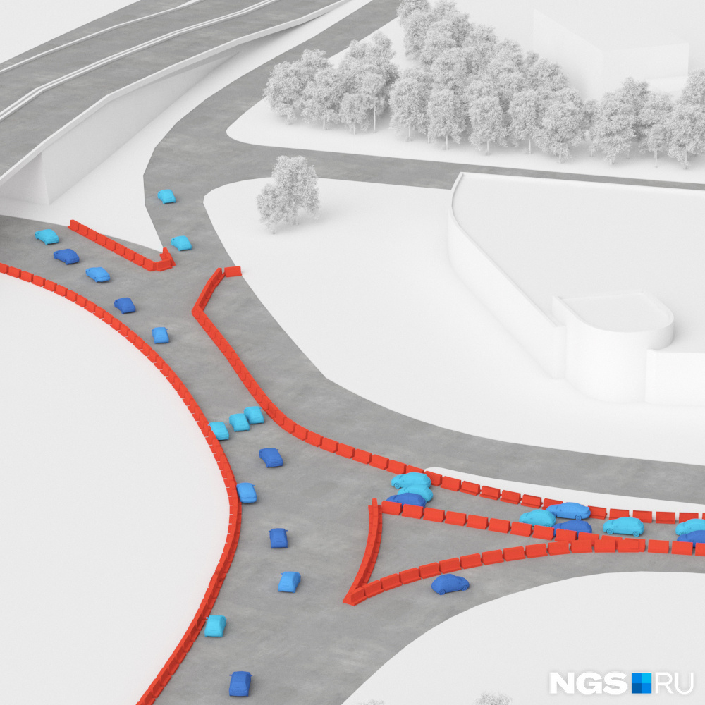Четвертый мост в новосибирске схема развязок