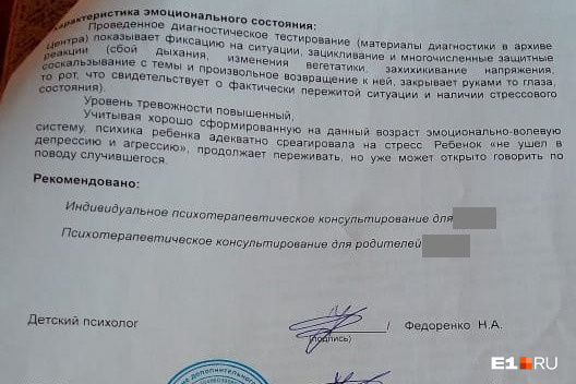 Только пройдя психологов, Анастасия обратилась в полицию Только пройдя психологов, Анастасия обратилась в полицию