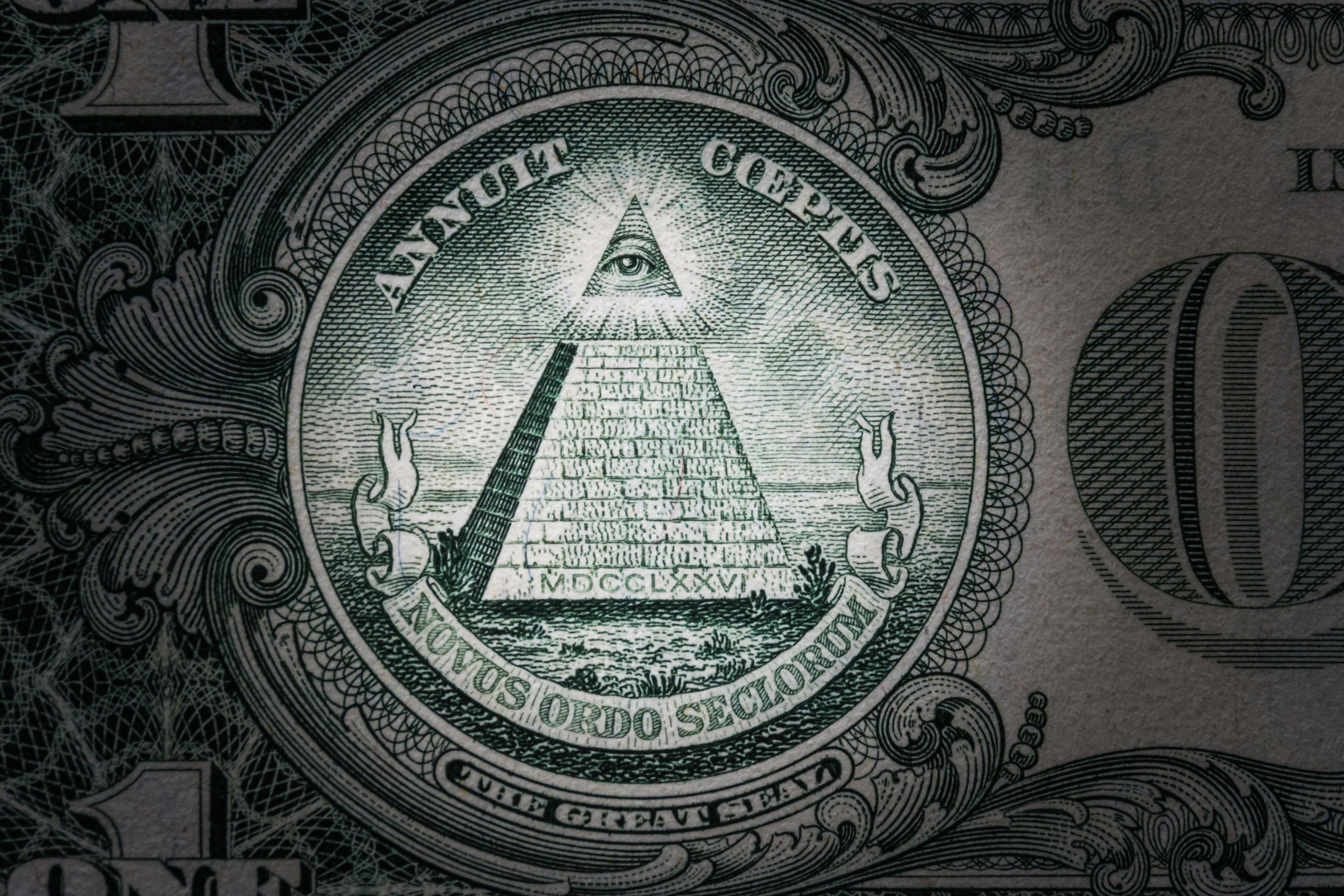 доллар пирамида с глазом