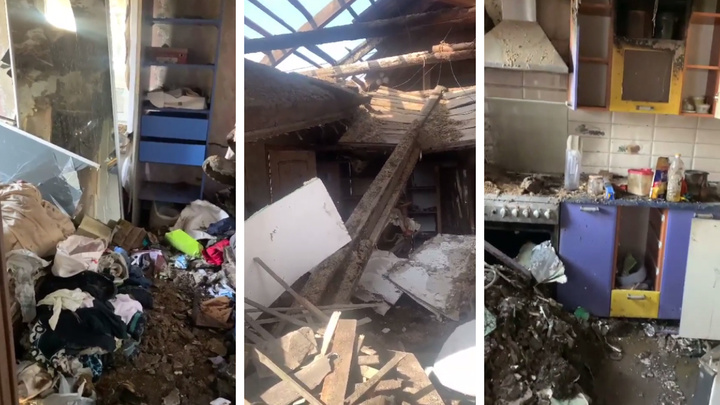 Семья в Красноярске лишилась дома и вещей из-за взрыва газа