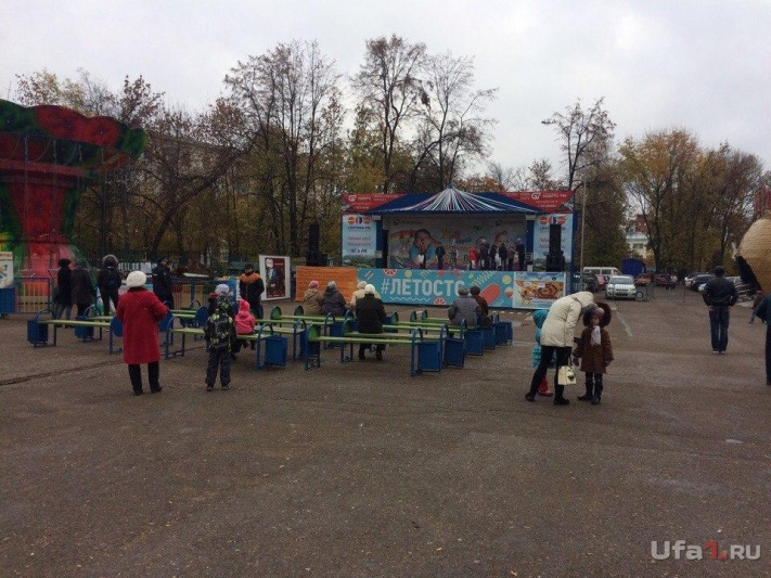 В Парке Якутова ограничились скромным концертом