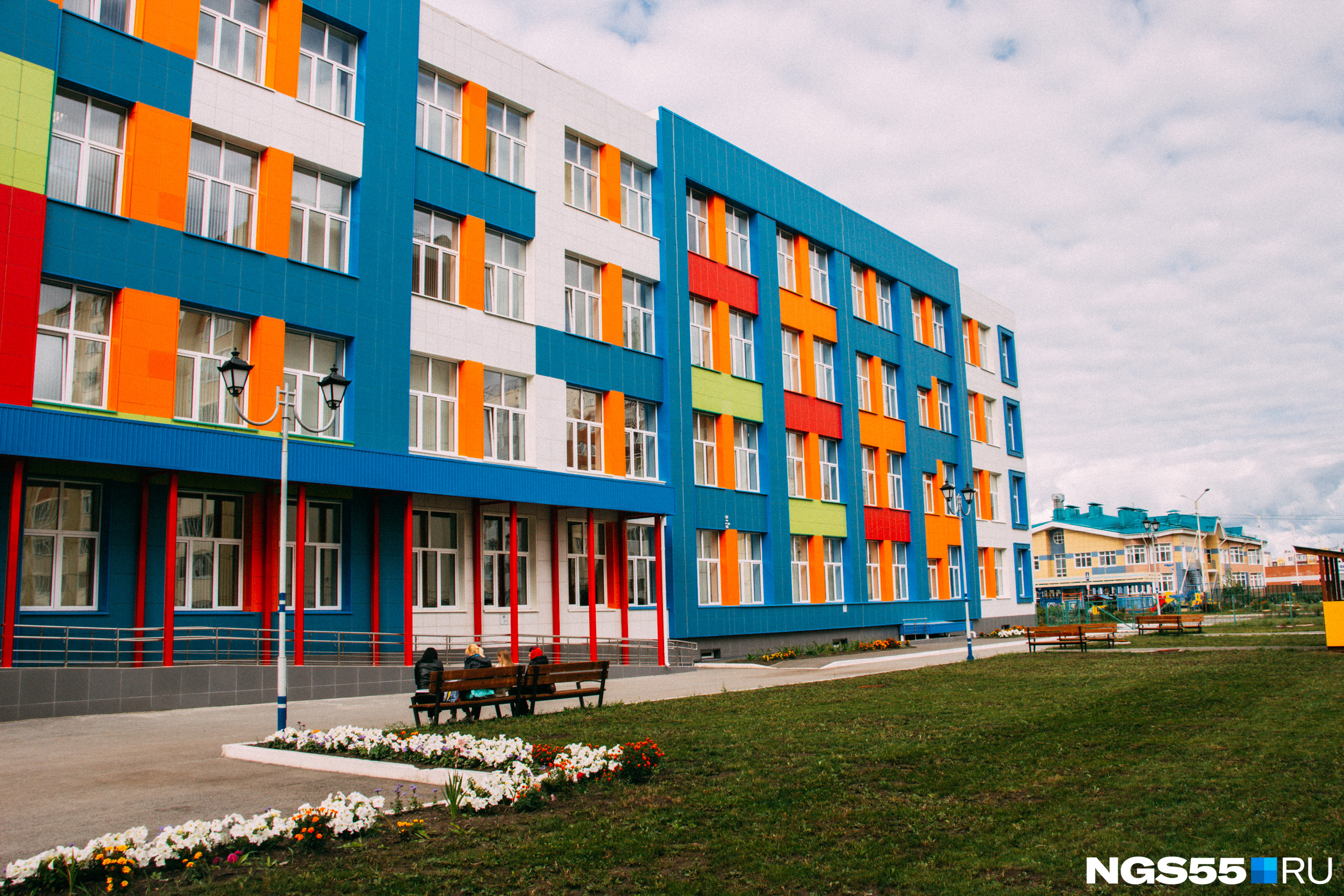 Недавно в Омске открыли школу на 1100 мест