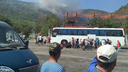 Детей, эвакуированных из лагеря из-за пожара в лесу под Магнитогорском, разместили на трех базах