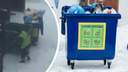 Экоактивисты показали, как в одну машину грузят мусор из обычных и контейнеров для РСО в Архангельске