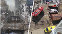 «Люди махали красными тканями, звали на помощь»: в Архангельске горела аварийная деревяшка