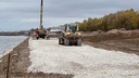 На набережной Автозаводского района начались работы по укреплению берега