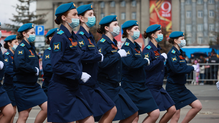 Парад, которого не было: в Красноярске прошло торжественное шествие в честь Дня Победы