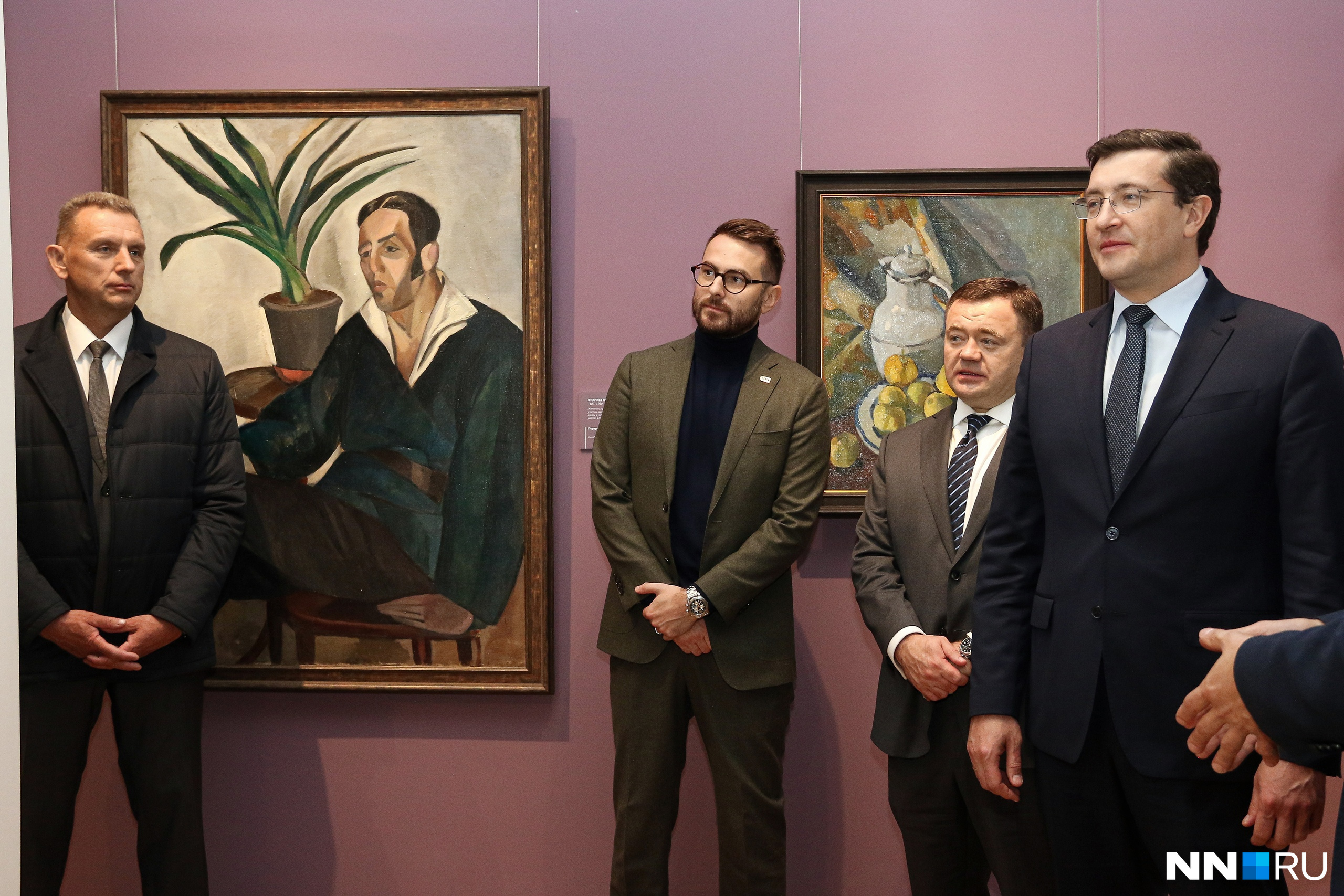 Вернисаж посетили губернатор Нижегородской области Глеб Никитин и министр культуры региона Олег Беркович