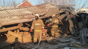 В Безенчуке жилой дом обрушился после взрыва газа