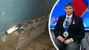 В Челябинске у серебряного призера Паралимпиады украли пандус, установленный им за свой счет