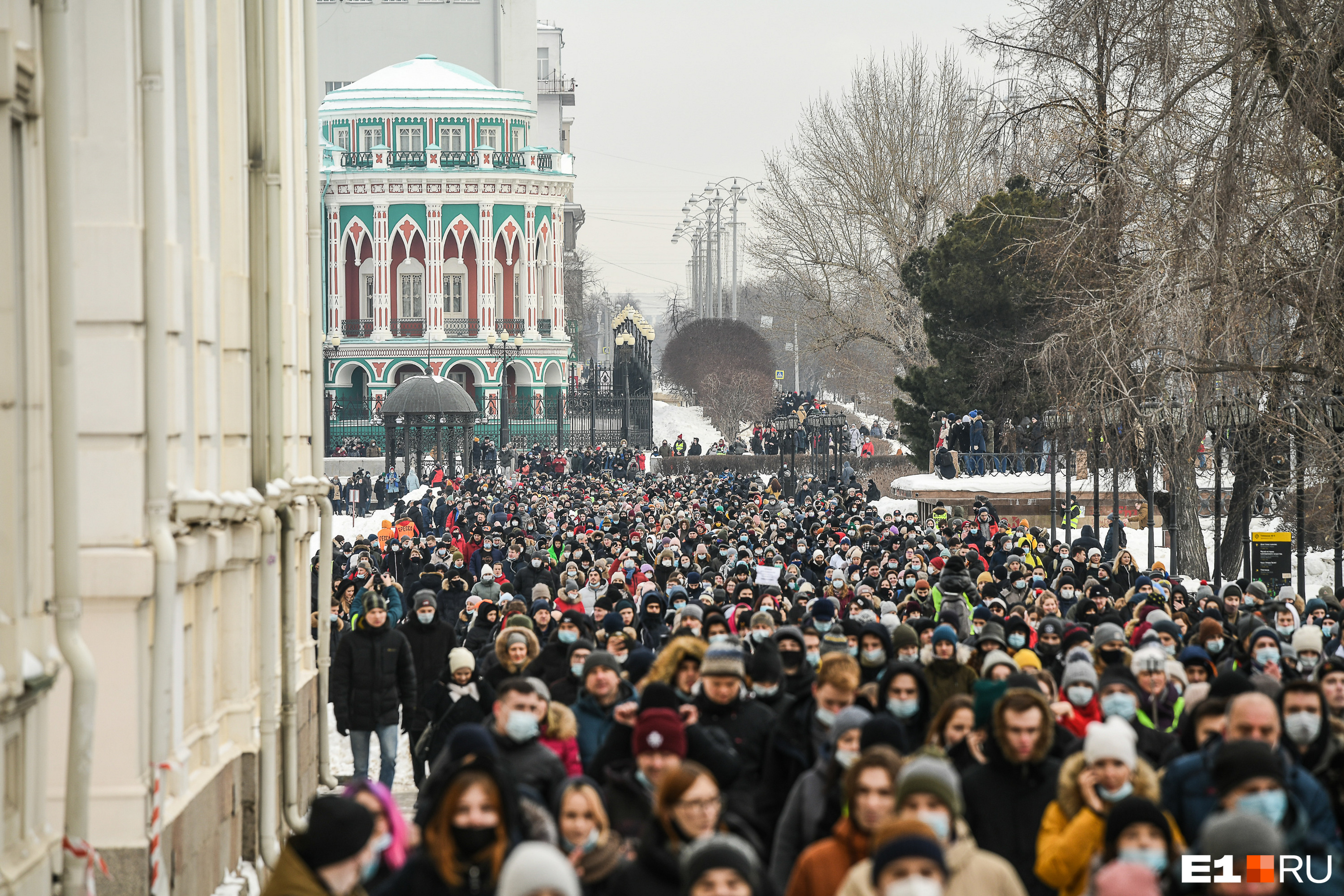 По данным министерства безопасности, на улицы 31 января вышли более двух тысяч человек
