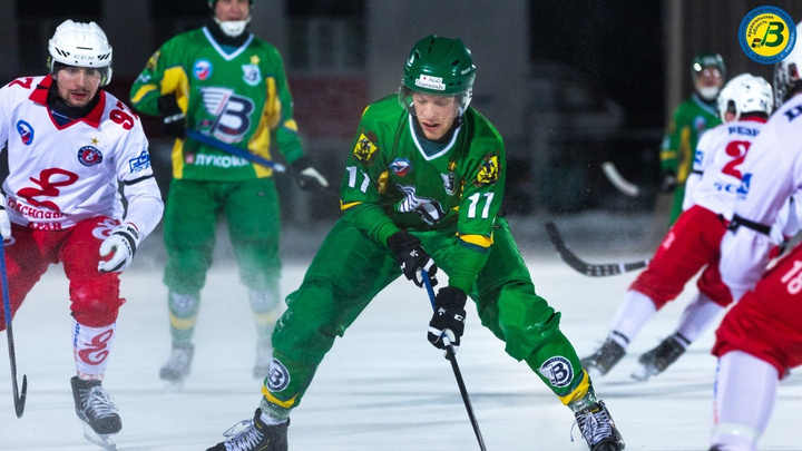 «Водник» победил красноярский «Енисей» в матче чемпионата России по хоккею с мячом