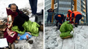 В Новосибирске рыбак ушел под <nobr class="_">лед —</nobr> очевидец, который бросился его спасать, тоже провалился в воду