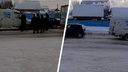 Массовое ДТП на дороге с колеей в Новосибирске: на встречку выбросило «Газель», которую везли на буксире