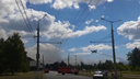 Самолет-амфибия МЧС России приступил к тушению пожара в Тольятти