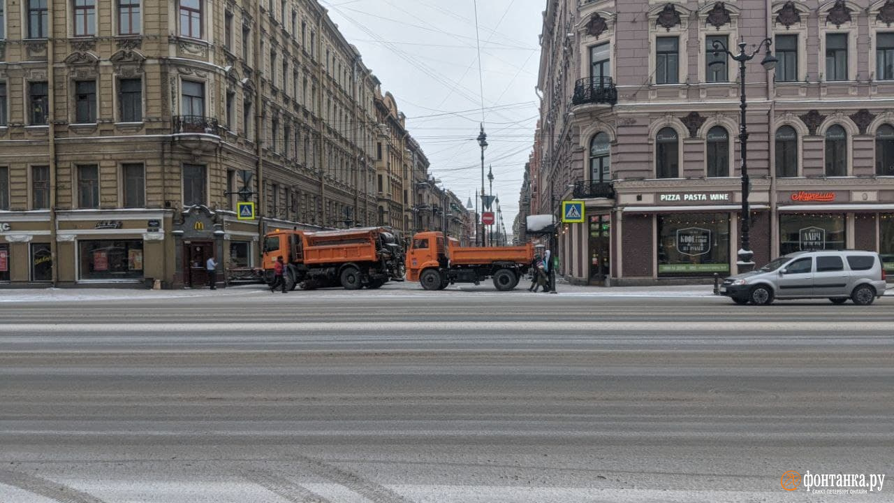 Силовики снова заняли центр Петербурга 6 февраля 2021 г. - 6 февраля 2021 -  ФОНТАНКА.ру