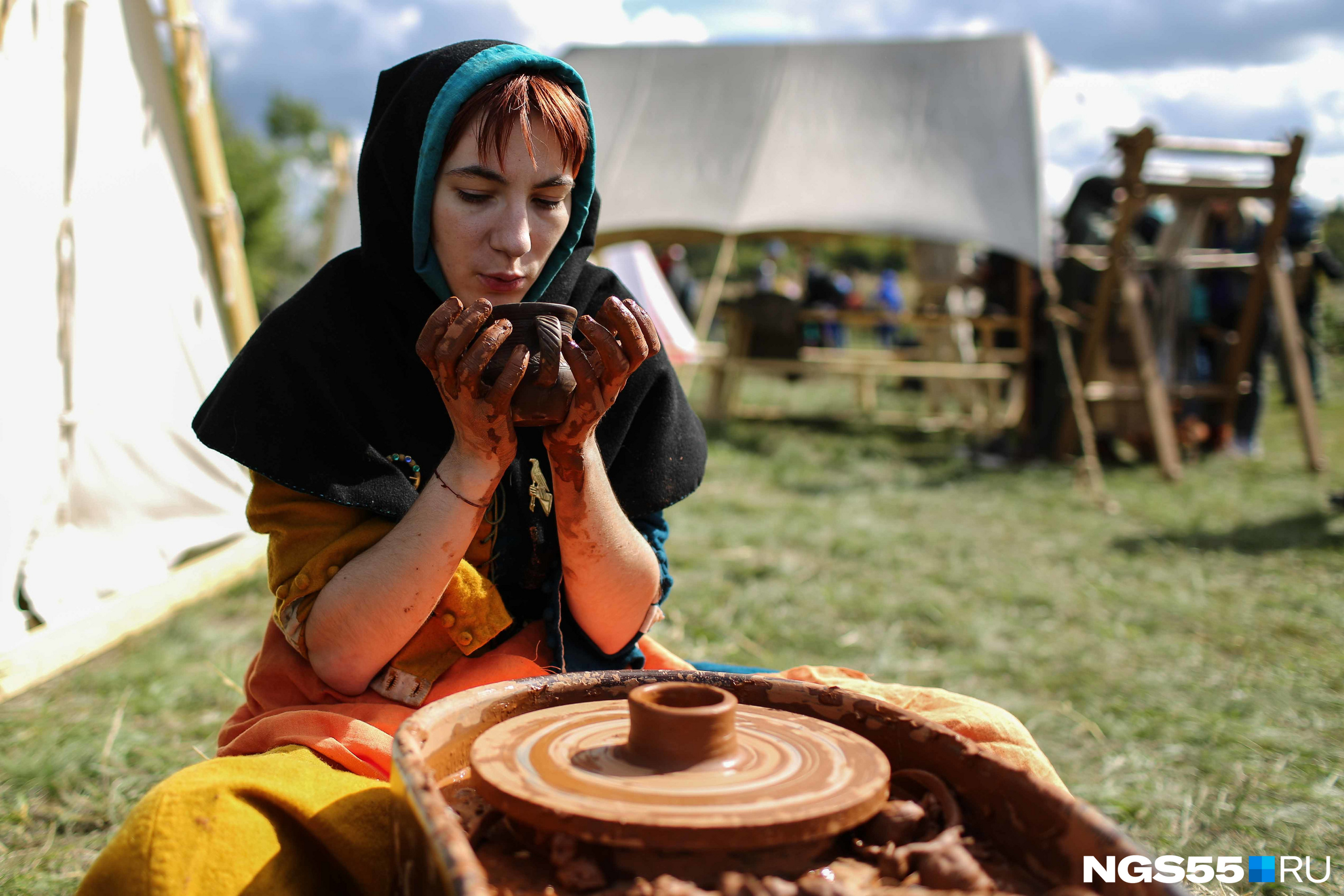 При помощи гончарного круга омичи могли изготовить глиняную посуду