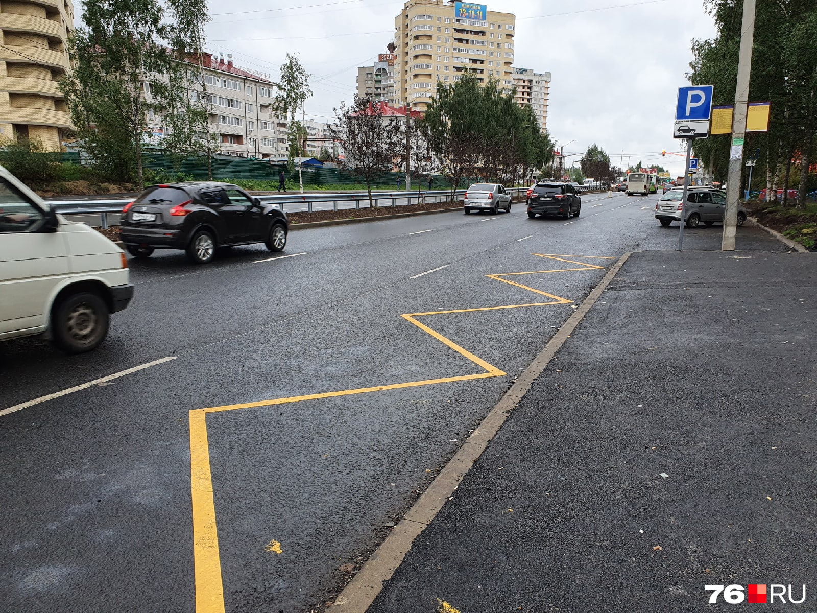 Здесь уже нанесли разметку. Неделю назад ее не было Здесь уже нанесли разметку. Неделю назад ее не было