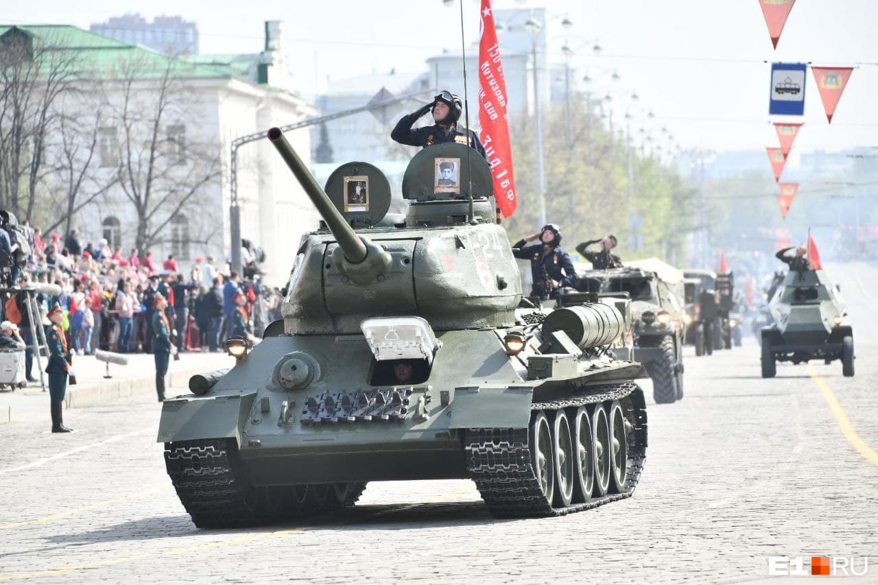 Без Т-34 трудно себе представить празднование Великой Победы