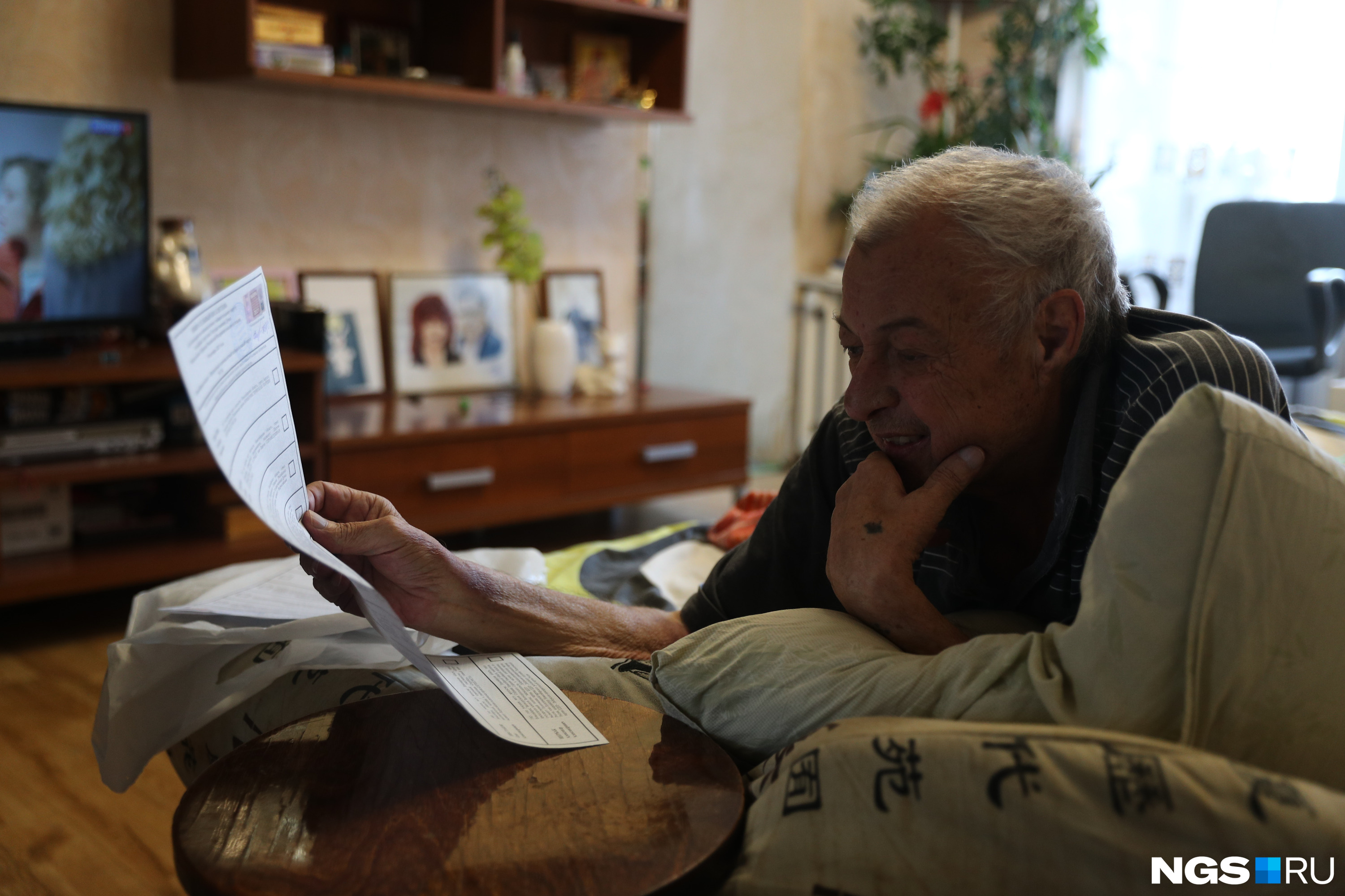 Тем временем в Новосибирске проходит и надомное голосование 