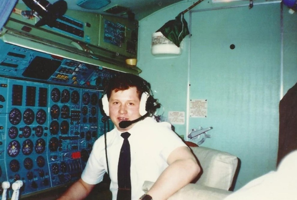 Валерий Лаптев, бортинженер Ту-154