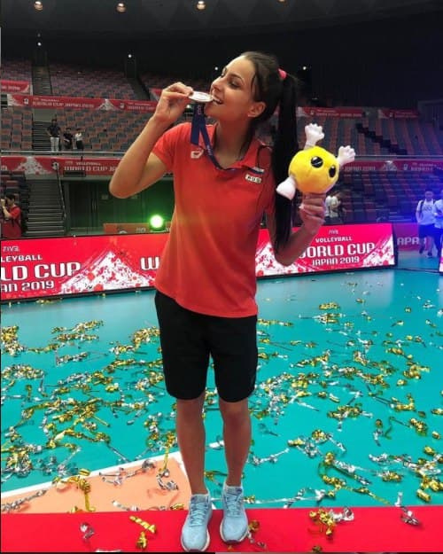 В составе российской сборной либеро Дарья Пилипенко завоевала бронзовую медаль Кубка мира — 2019 в Японии