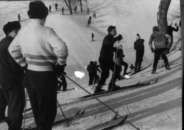 Лыжники-слаломисты. 1968 год<br>