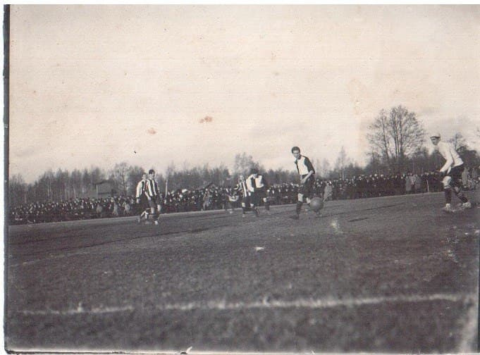 матч на плацу первого кадетского корпуса 1927