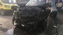 В центре Челябинска водитель иномарки погиб, врезавшись в столб