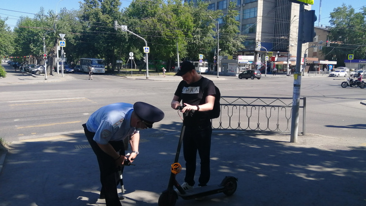 В ГИБДД объяснили, за что будут штрафовать самокатчиков в Екатеринбурге