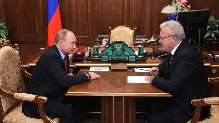 Губернатор Усс встретится сегодня с президентом Владимиром Путиным