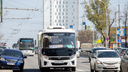 Автобусы пойдут по выделенным полосам через пробки у моста на Малиновского